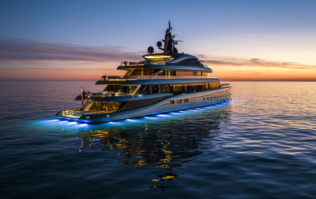 Luxury marina background